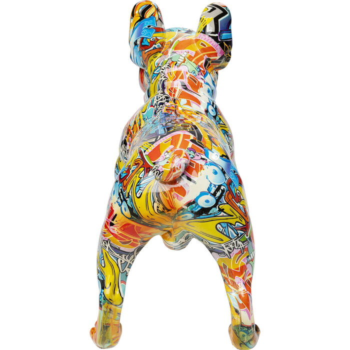 Magnifique figurine décorative style street art Bully Bulldog multicolore de la marque Kare Design