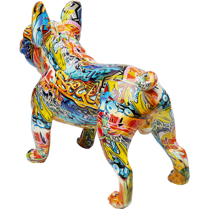 Magnifique figurine décorative style street art Bully Bulldog multicolore de la marque Kare Design