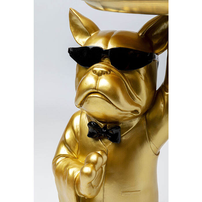 Magnifique figurine table d'appoint dorée Cool Bulldog de la marque Kare Design