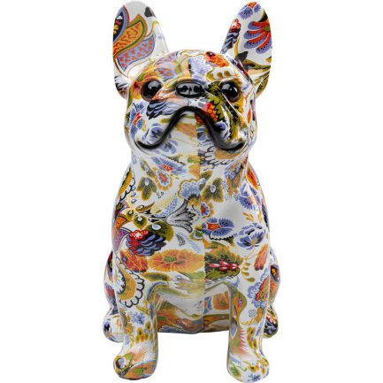 Magnifique figurine décorative hyper tendance bulldog coloré French Bulldog de la marque Kare Design