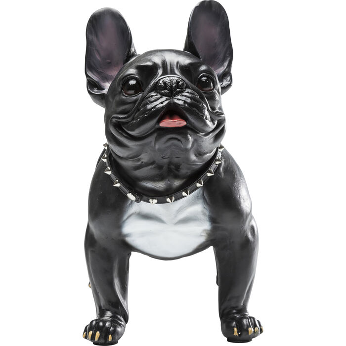 Magnifique figurine décorative bulledog noir Gangster Dog de la marque Kare Design