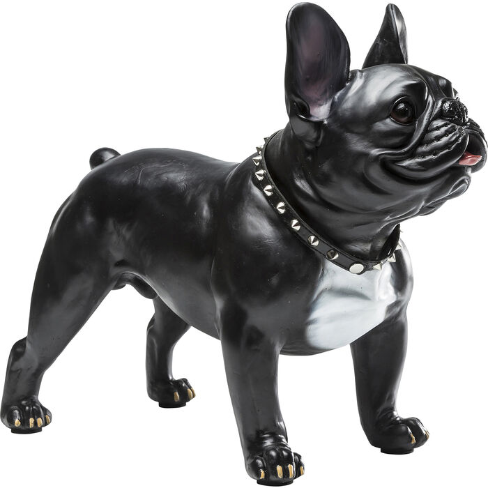 Magnifique figurine décorative bulledog noir Gangster Dog de la marque Kare Design