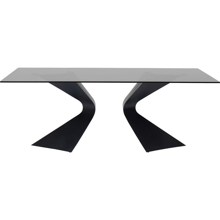 Magnifique table rectangulaire design Gloria noire de la marque Kare Design