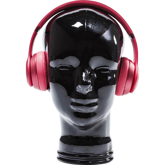 Support-écouteur noir style rétro brillant de la marque Kare Design