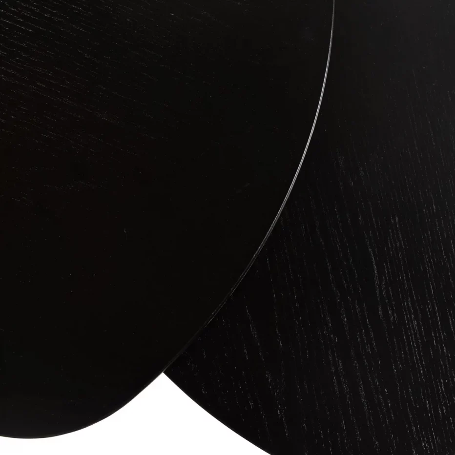 Magnifique set de bouts de canapé gigognes noirs tendances Neo de la marque zago